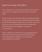 Saffron, the Golden Medicine