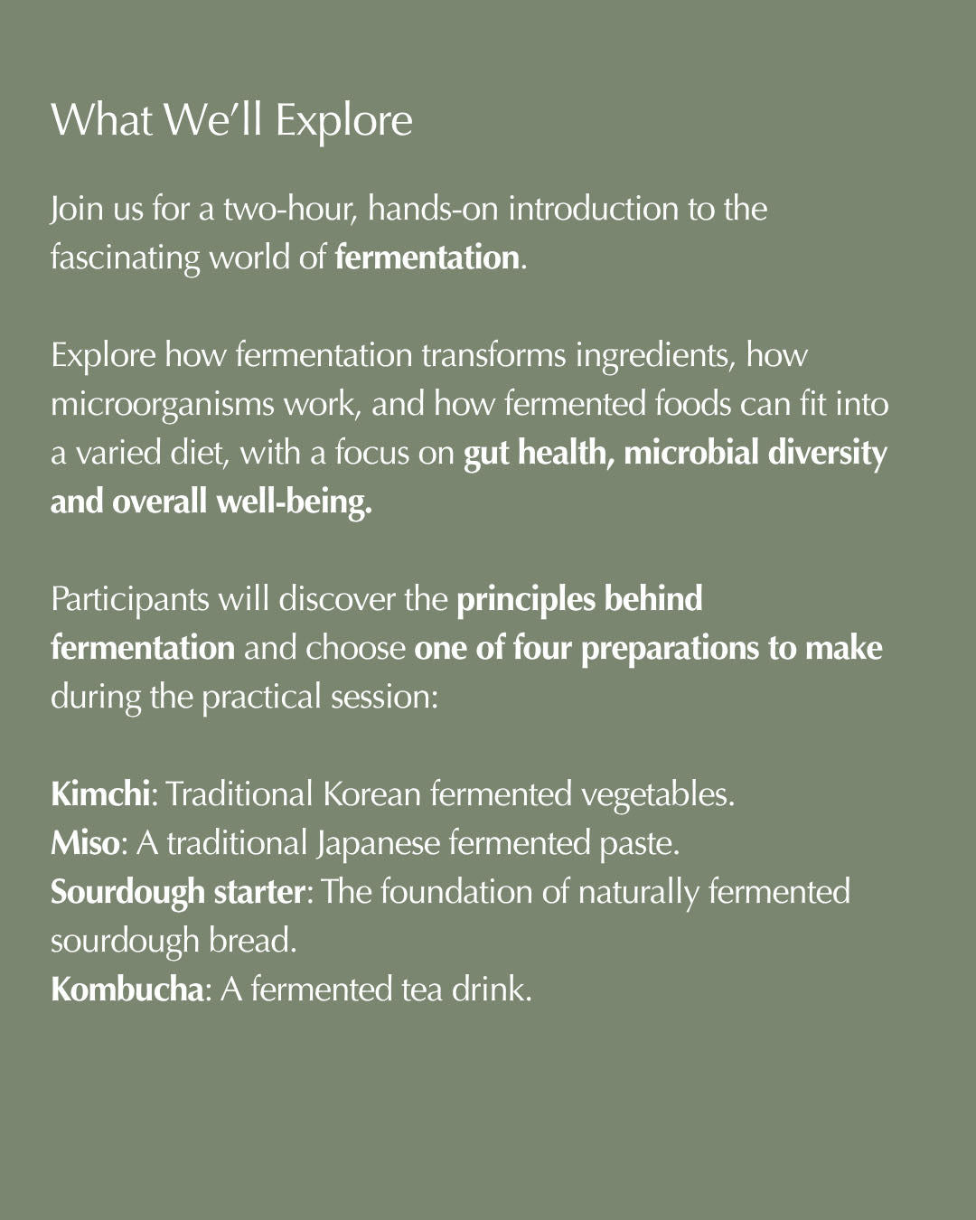 The Art of Fermentation